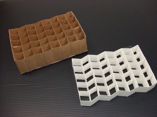 【製品事例】木型不要の折りたたみ仕切り