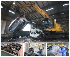 ツルオカのオートリサイクル事業部