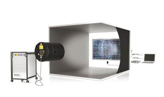 太陽電池モジュール検査用ソーラシュミレータ