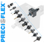 Turret lathe rotating tool tooling for hydraulic and pneumatic equipment