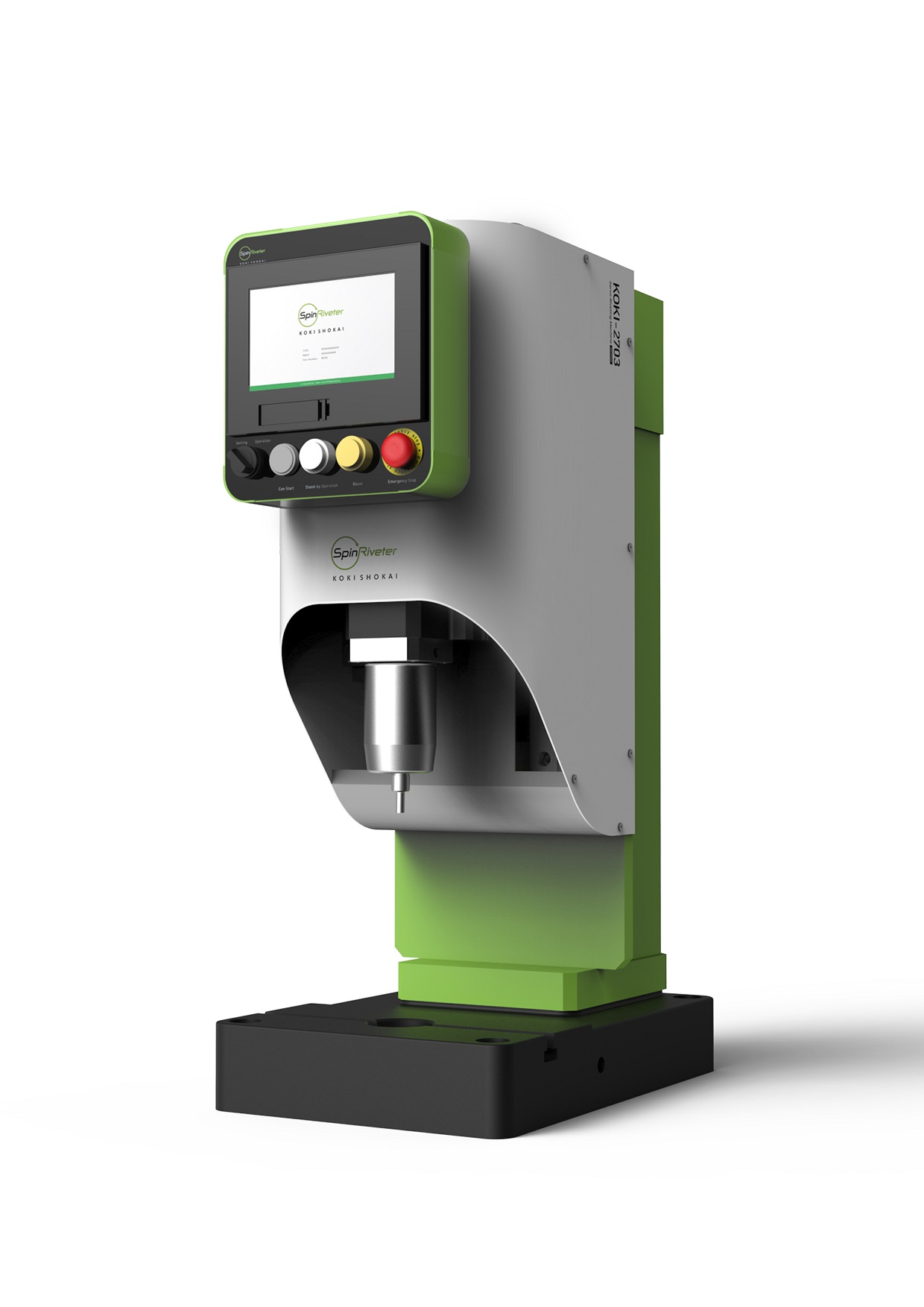 リベッティングマシン『サーボ式スピンカシメ機』