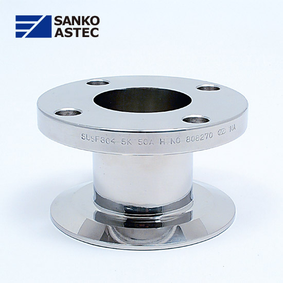 サニタリーへルールフランジアダプター FFL | 三広アステック