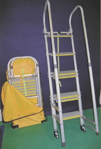Safety and Security Emergency Escape Ladder for Railway Vehicles