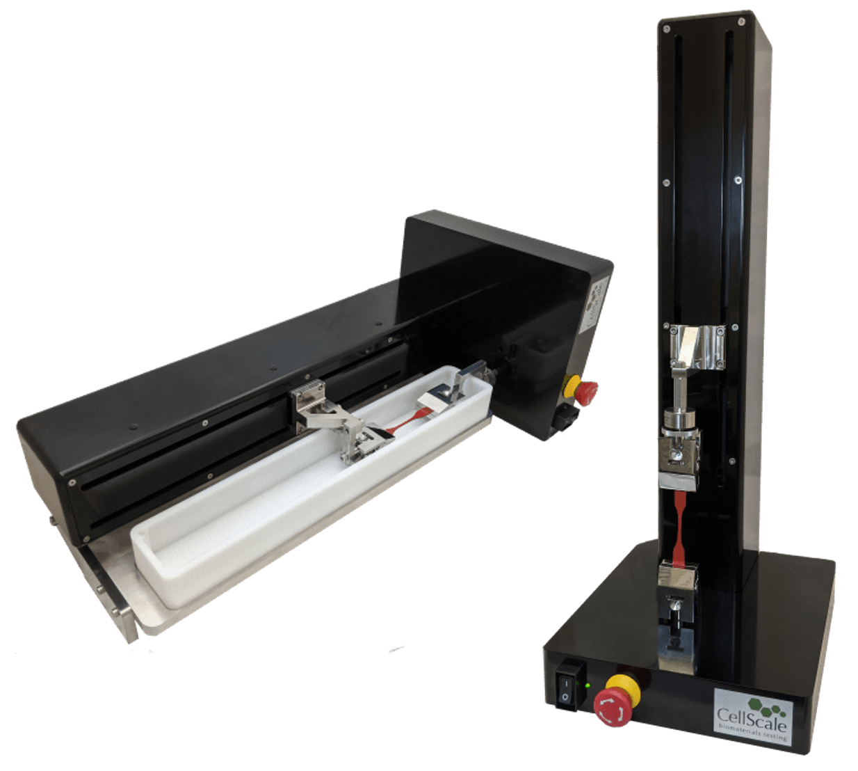 生体サンプル／バイオマテリアル　張力圧縮試験機『ユニバート』
