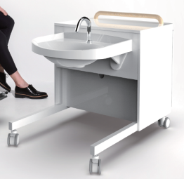 タンク式ポータブル手洗『座って TEARA』