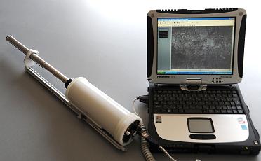 コンクリート内部検査装置（棒形スキャナ）