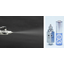 2-fluid nozzle "Fan-shaped nozzle (fine mist / ultra-compact) SCBIMV.S"