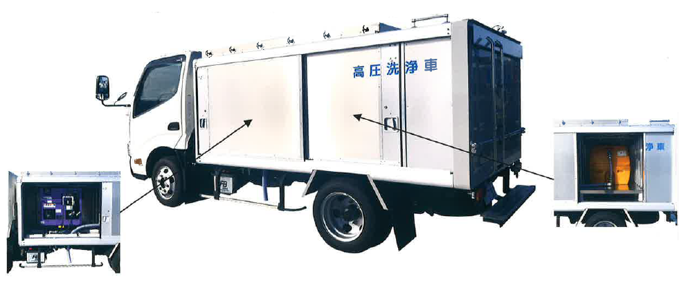 アルミバン洗浄車