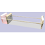 Bookshelf anti-fall shock-absorbing bar "Up Guard"