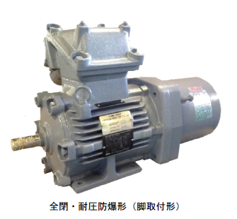 【Nidec耐圧防爆形クイックブレーキモータ】高性能・高安全度