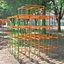 公園遊具 ジャングルジム（5階4画）
