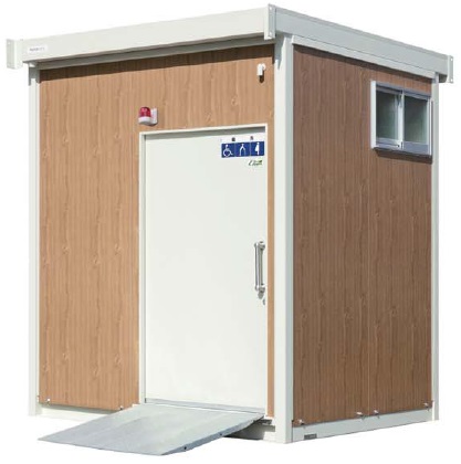 屋外ハウス型トイレ「ネクストイレ ユニバーサル」