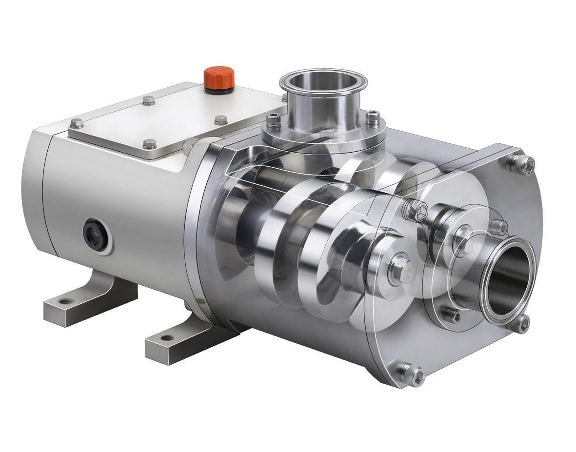 【食品業界向け】洗浄可能な二軸スクリューポンプ