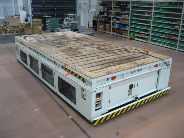 【導入事例】40トン金型搬送AGV（無人搬送車）