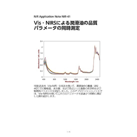 近赤外分析計による潤滑油の品質パラメータの同時測定【技術資料】