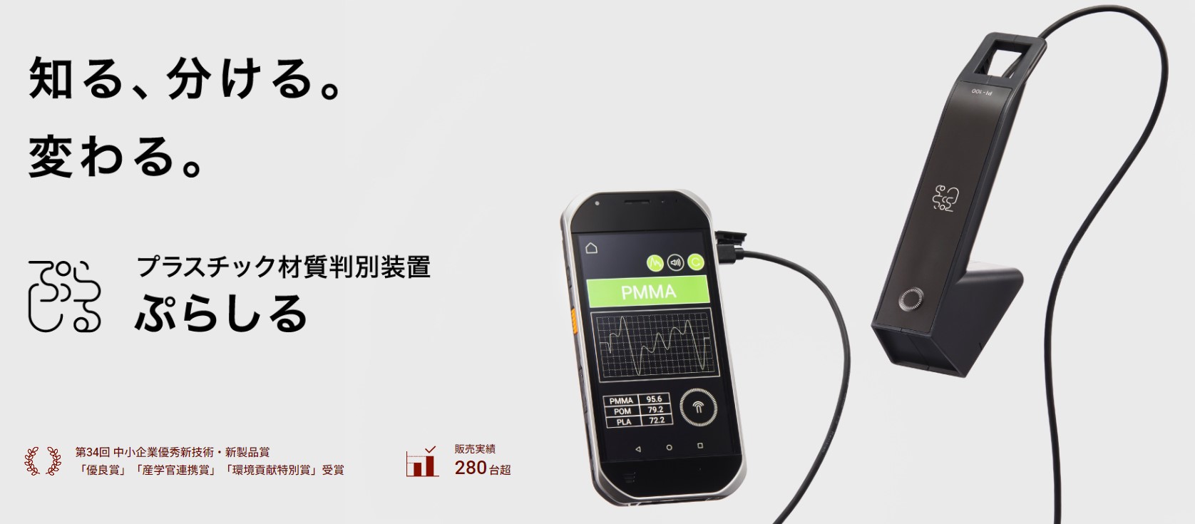 プラスチック材質判別装置『ぷらしる』 山本製作所 | イプロスものづくり