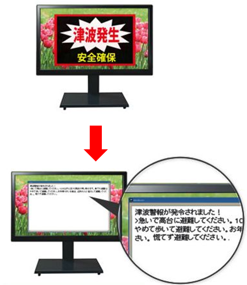 緊急メールメッセージボードアプリ