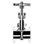 Industrial stainless steel valve "gate valve"
