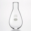 Heat-resistant glass flask