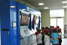 浄水場見学者向け案内パネル