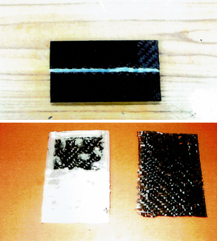 炭素繊維接合テスト