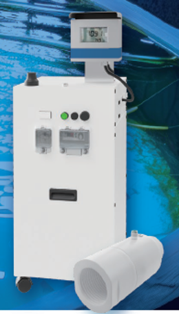 陸上養殖向けの酸素曝気装置（OXSERVE）陸上養殖もイワタニ！