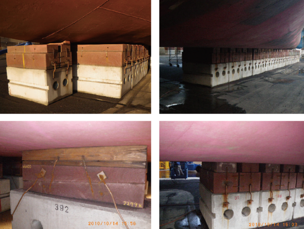 【接岸点の緩衝材に！】再生プラスチック製盤木『RED WOOD』