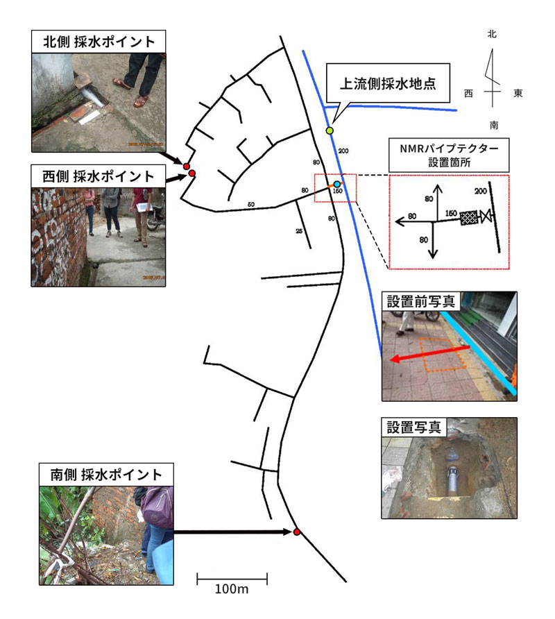 【NMRパイプテクター検証実績】ベトナム・ビンフック省配水管