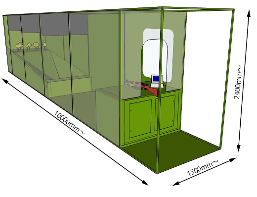  スポーツアミューズメント体感機器『ガンシューティング』