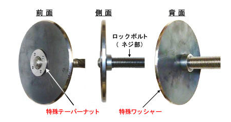 突起レスロックボルト
