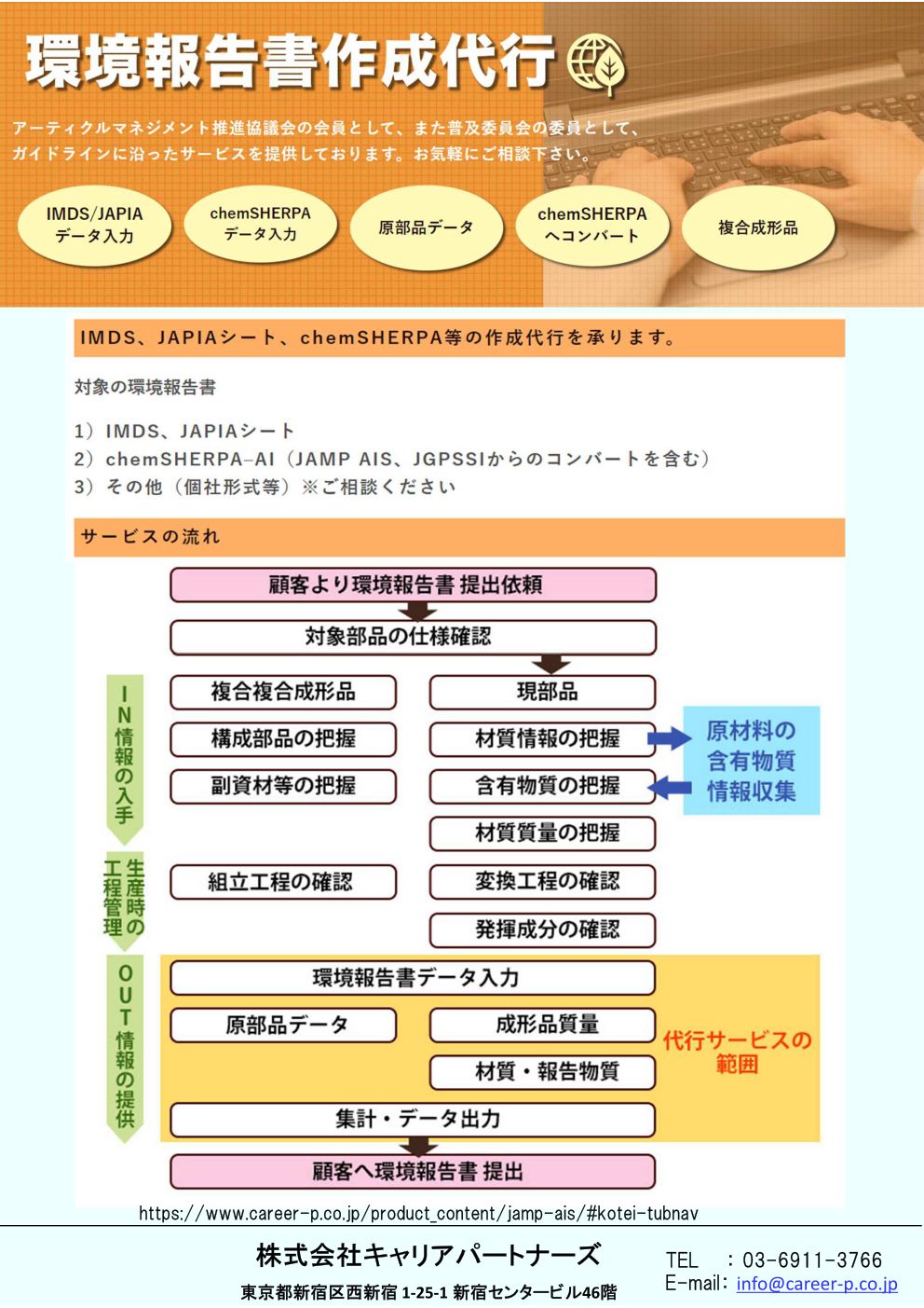 【作成代行】chemSHERPA/JAMA/JGPSSI/SDS