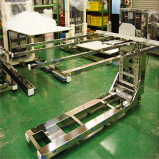 ガラス基板用搬送台車