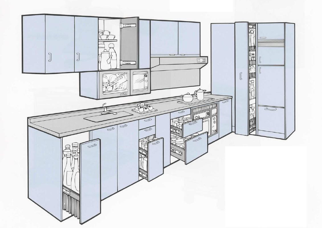 アプリケーション　家具向けスライドレール