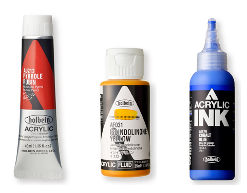 アクリル樹脂絵具『アクリリックシリーズ』