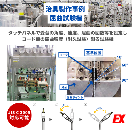【治具製作事例】屈曲試験機