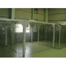 【低アウトガス】クリーンルーム用帯電防止カーテン