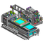 Roll to sheet fully automatic sheet laminating machine 'R-ASE540aa'