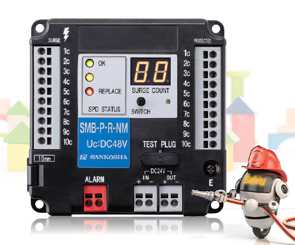 自動火災報知設備専用　避雷器ユニット『HOWL2』