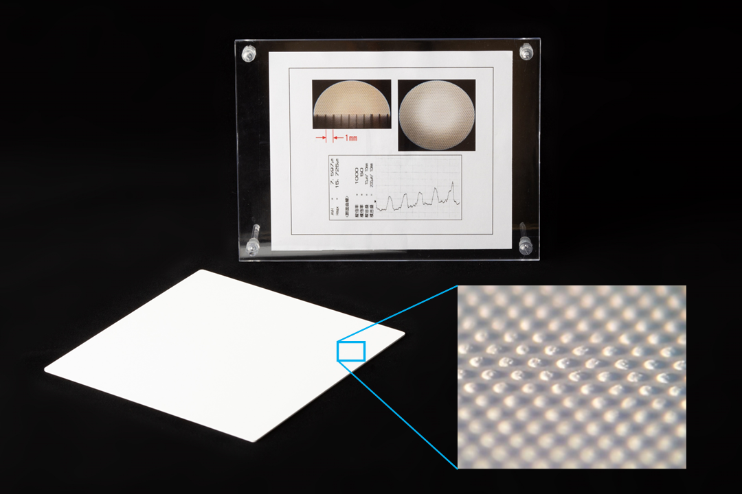 焼成セッターセラミックス基板　表面に凸あり多孔質セラミックス