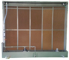 塗装ブース用大型気化式加湿器