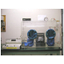 Chargeability test using a static decay meter.