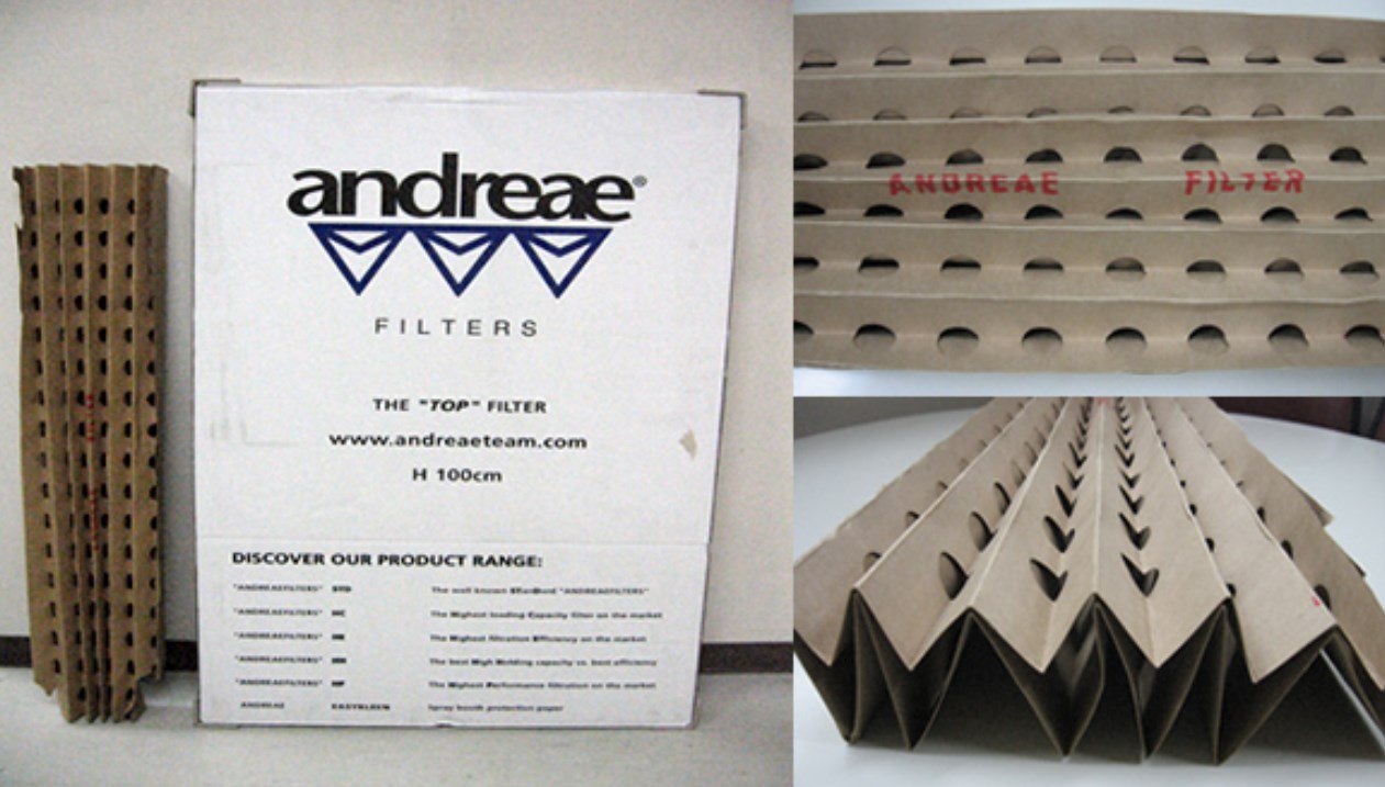 塗装ブース用フィルター『アンドレアフィルター』