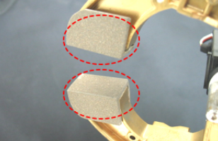 アクリル系粘着テープがくっつかないツメ