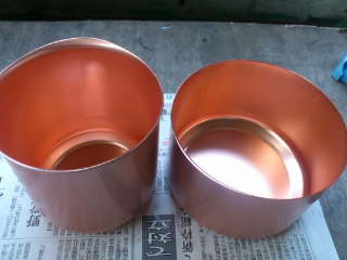 銅製のオリジナルケース製造