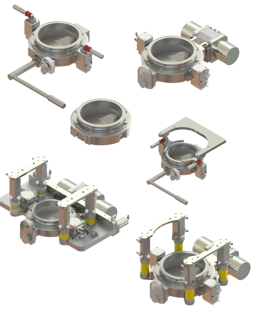 ZCVスプリット・バタフライバルブ