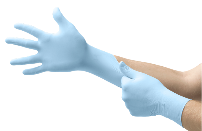 耐薬品使い捨て手袋『MicroFlex XCEED93-733』