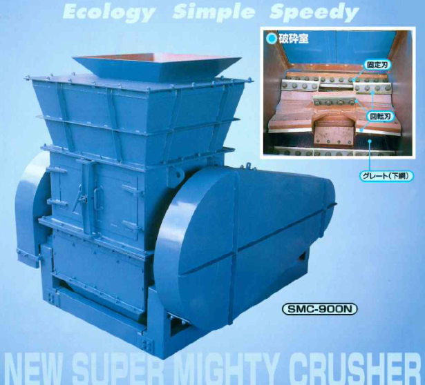 ふるい機能付万能破砕機『スーパーマイティーC』