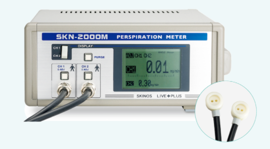 換気カプセル型発汗計『SKN-2000M』〈医療機器〉