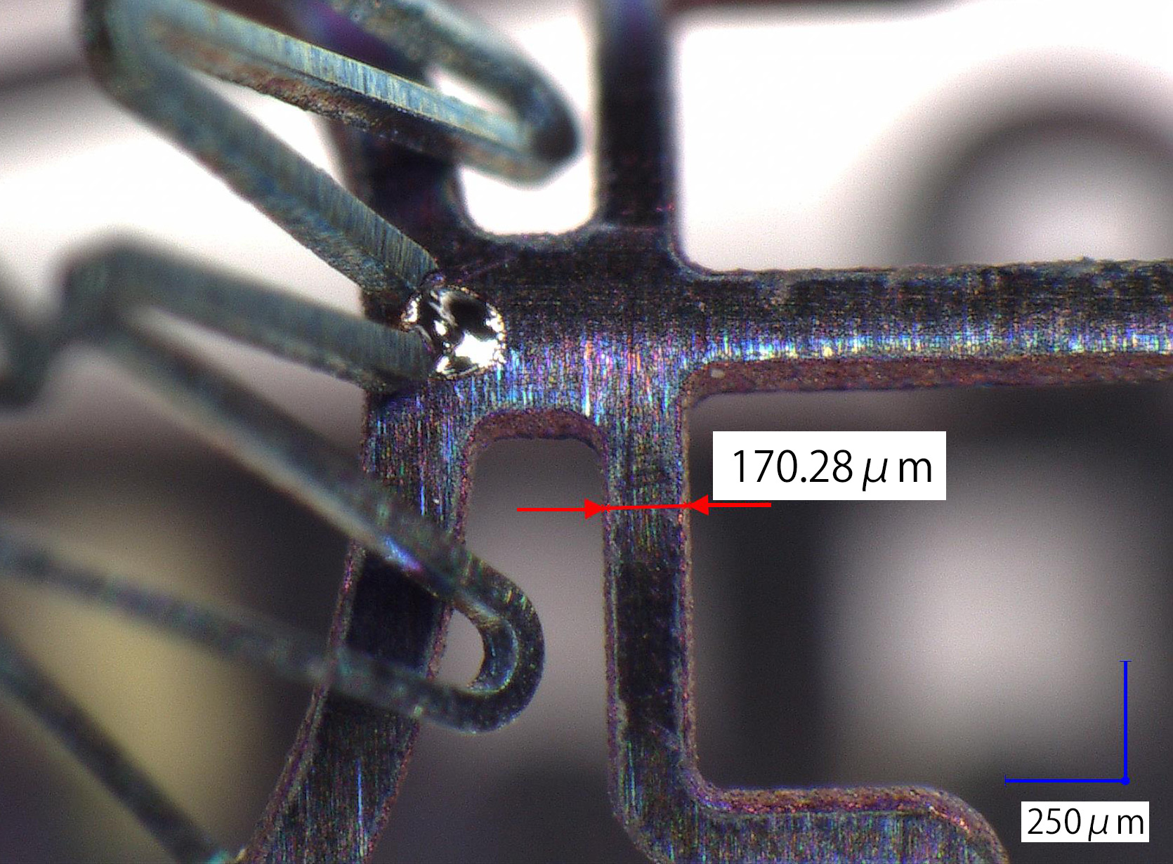 NiTi　ニチノール　ニッケル チタン　レーザー溶接