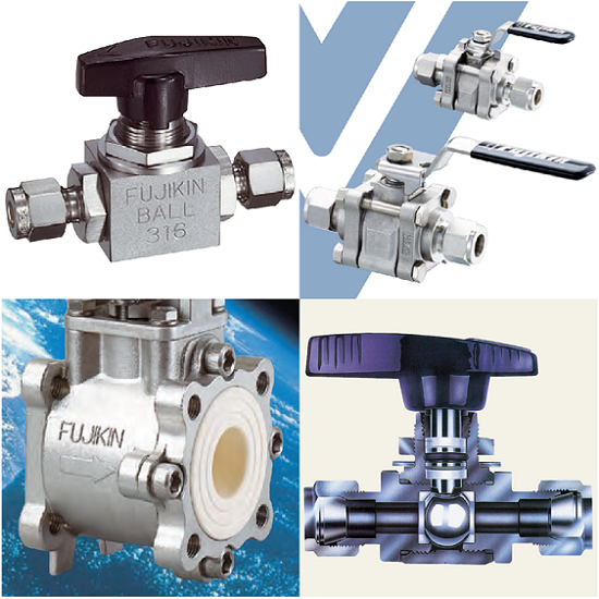■Fujikin ステンレス鋼製 ボールバルブ15.1MPa_VUBV-115[送料別途見積り][掲外取寄][店頭受取不可] □Fujikin ステンレス鋼製 ボールバルブ15.1MPa_VUBV-115[送料別途